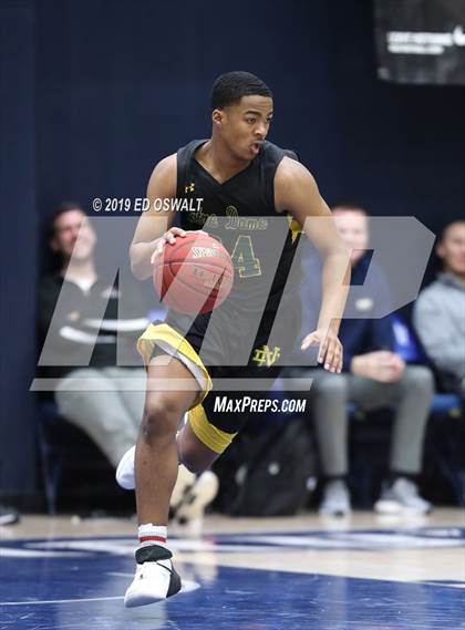Thumbnail 2 in Moreau Catholic vs. Notre Dame (MaxPreps/DLS MLK Classic) photogallery.