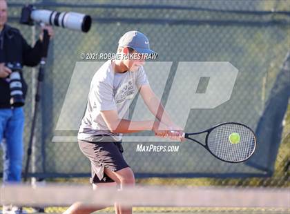 Thumbnail 3 in Highland Park vs Jordan (UIL 5A Team Tennis Semifinal) photogallery.