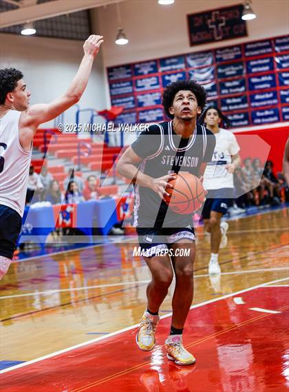 Thumbnail 2 in Stevenson Vs St James Academy(DC) (The Preview HS Showcase) photogallery.