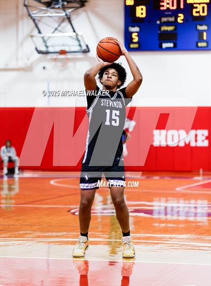 Thumbnail 3 in Stevenson Vs St James Academy(DC) (The Preview HS Showcase) photogallery.