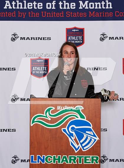 Thumbnail 1 in Marines H.S. Female Athlete of the Month - Morgan Bordeaux photogallery.