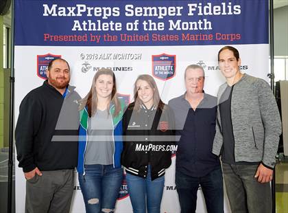Thumbnail 1 in Marines H.S. Female Athlete of the Month - Morgan Bordeaux photogallery.