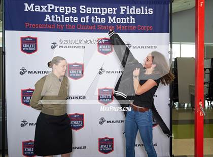 Thumbnail 1 in Marines H.S. Female Athlete of the Month - Morgan Bordeaux photogallery.