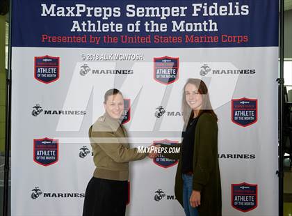 Thumbnail 1 in Marines H.S. Female Athlete of the Month - Morgan Bordeaux photogallery.