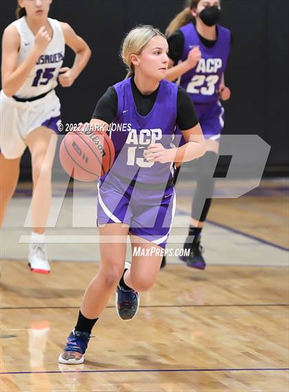 Thumbnail 2 in Arizona College Prep vs. Northwest Christian (Coyotes Basketball Invitational) photogallery.