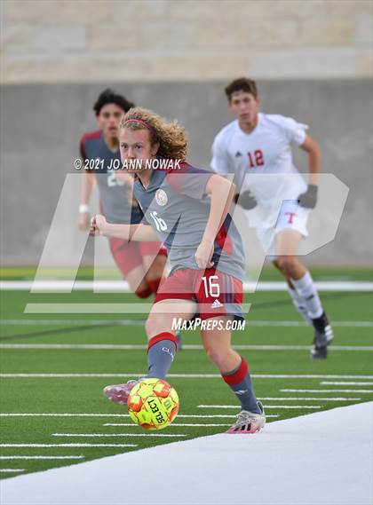 Thumbnail 2 in Tomball vs Cypress Lakes (CFISD Soccer Showcase) photogallery.