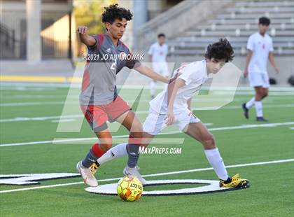 Thumbnail 3 in Tomball vs Cypress Lakes (CFISD Soccer Showcase) photogallery.