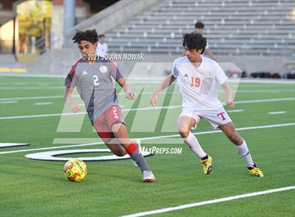 Thumbnail 2 in Tomball vs Cypress Lakes (CFISD Soccer Showcase) photogallery.