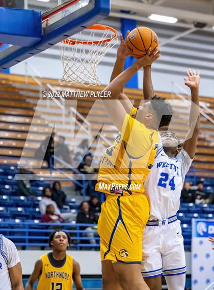 Thumbnail 2 in Northwood Temple Academy vs. Westover (Hoops and Dreams Showcase at Fayetteville State University) photogallery.