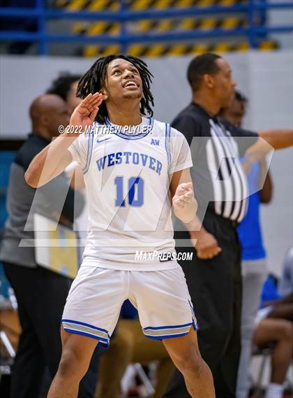 Thumbnail 2 in Northwood Temple Academy vs. Westover (Hoops and Dreams Showcase at Fayetteville State University) photogallery.
