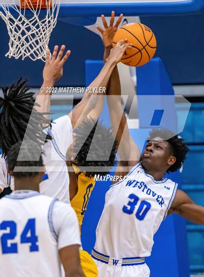 Thumbnail 2 in Northwood Temple Academy vs. Westover (Hoops and Dreams Showcase at Fayetteville State University) photogallery.