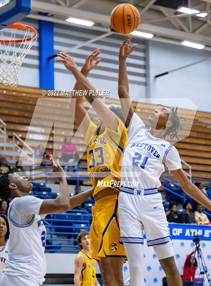 Thumbnail 1 in Northwood Temple Academy vs. Westover (Hoops and Dreams Showcase at Fayetteville State University) photogallery.