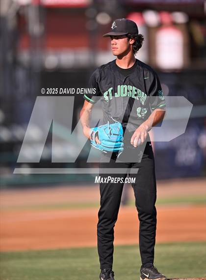 Thumbnail 2 in St. Joseph vs Centennial (CIF CS D1 Championship) photogallery.
