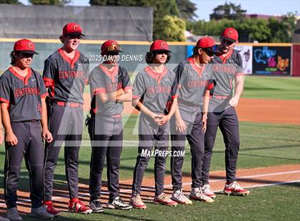 Thumbnail 2 in St. Joseph vs Centennial (CIF CS D1 Championship) photogallery.