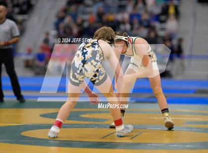 Thumbnail 2 in VHSL Class 5 State Championships 106lbs Final photogallery.