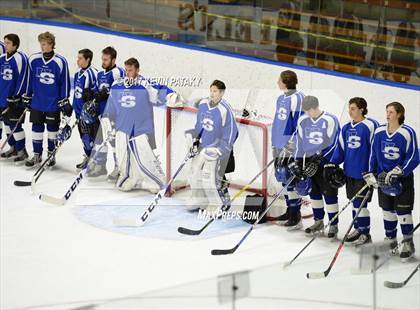 Thumbnail 2 in Hall/Southington vs. Woodstock Academy (CIAC DIII Final) photogallery.