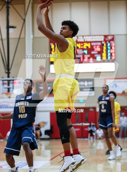 Thumbnail 3 in Oak Hill Academy vs Trinity International (Hoophall West) photogallery.