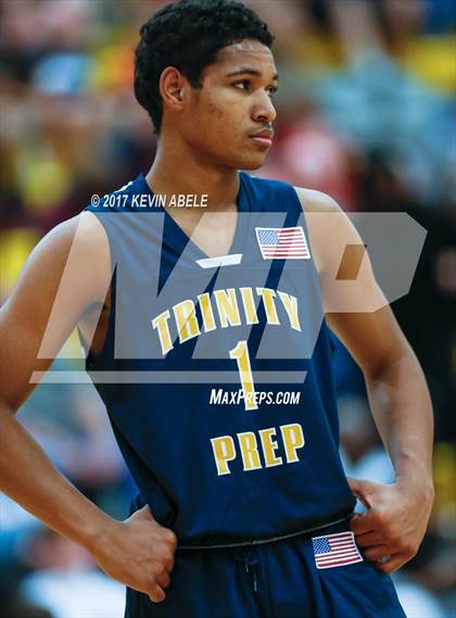 Thumbnail 2 in Oak Hill Academy vs Trinity International (Hoophall West) photogallery.