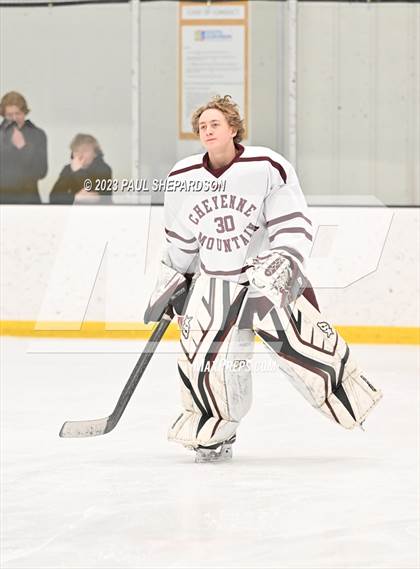 Thumbnail 3 in Cheyenne Mountain vs. Mountain Vista - Wish Week Game photogallery.