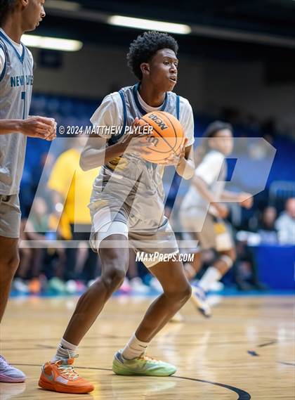 Thumbnail 1 in New Life Christian Academy vs. Richmond (Hoops & Dreams Showcase) photogallery.