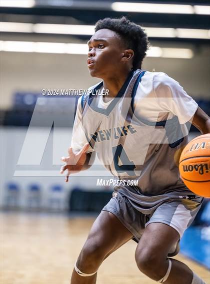Thumbnail 2 in New Life Christian Academy vs. Richmond (Hoops & Dreams Showcase) photogallery.