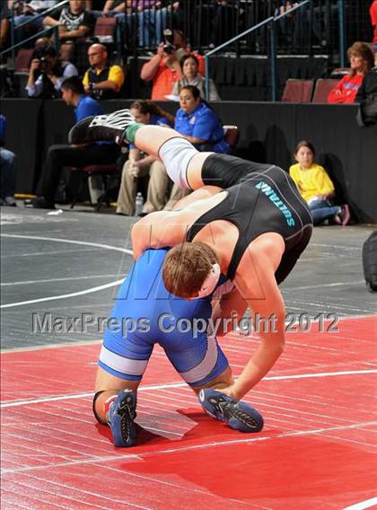 Thumbnail 1 in CIF State Wrestling Championships (Day 1 - Round 1) photogallery.