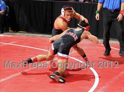 Thumbnail 1 in CIF State Wrestling Championships (Day 1 - Round 1) photogallery.