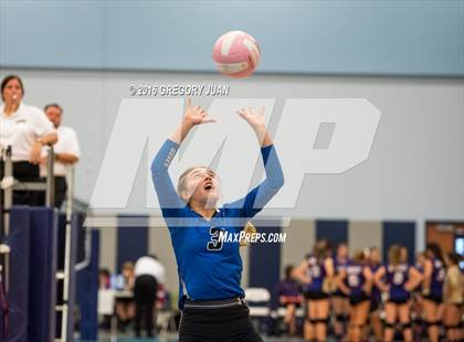 Thumbnail 3 in St. Scholastica vs. Lutcher (Penguin Volleyball Classic) photogallery.