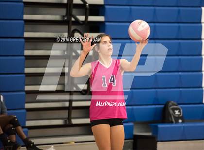 Thumbnail 3 in St. Scholastica vs. Lutcher (Penguin Volleyball Classic) photogallery.