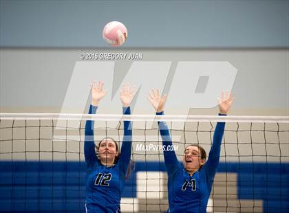 Thumbnail 3 in St. Scholastica vs. Lutcher (Penguin Volleyball Classic) photogallery.