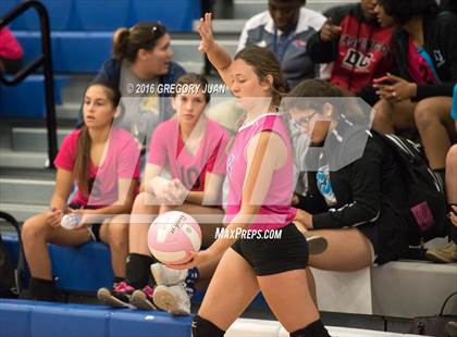 Thumbnail 2 in St. Scholastica vs. Lutcher (Penguin Volleyball Classic) photogallery.