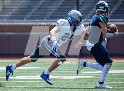 Thumbnail 3 in Lapeer vs. Catholic Central (Battle At The Big House 2021) photogallery.