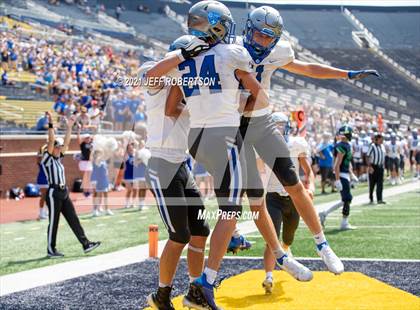 Thumbnail 2 in Lapeer vs. Catholic Central (Battle At The Big House 2021) photogallery.