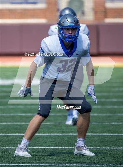 Thumbnail 2 in Lapeer vs. Catholic Central (Battle At The Big House 2021) photogallery.