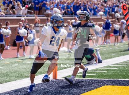 Thumbnail 1 in Lapeer vs. Catholic Central (Battle At The Big House 2021) photogallery.