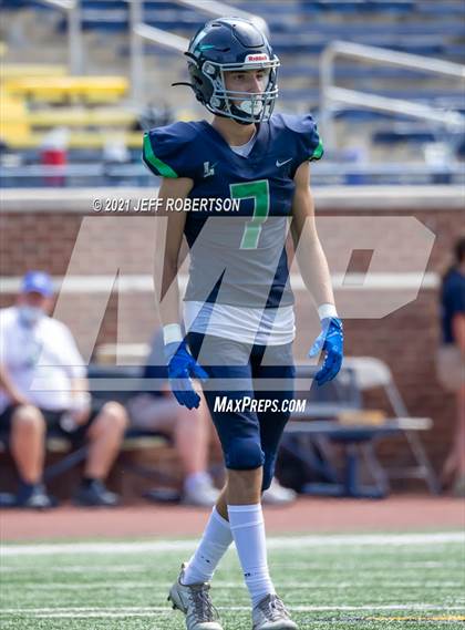 Thumbnail 2 in Lapeer vs. Catholic Central (Battle At The Big House 2021) photogallery.