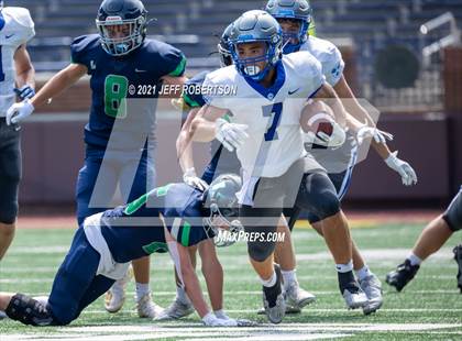 Thumbnail 3 in Lapeer vs. Catholic Central (Battle At The Big House 2021) photogallery.