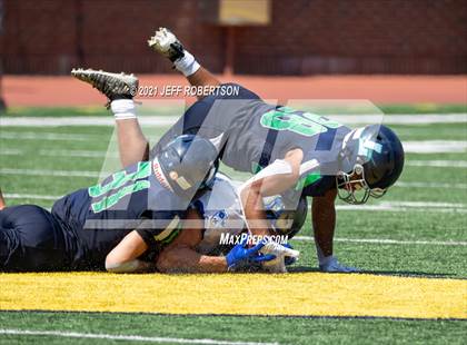 Thumbnail 3 in Lapeer vs. Catholic Central (Battle At The Big House 2021) photogallery.