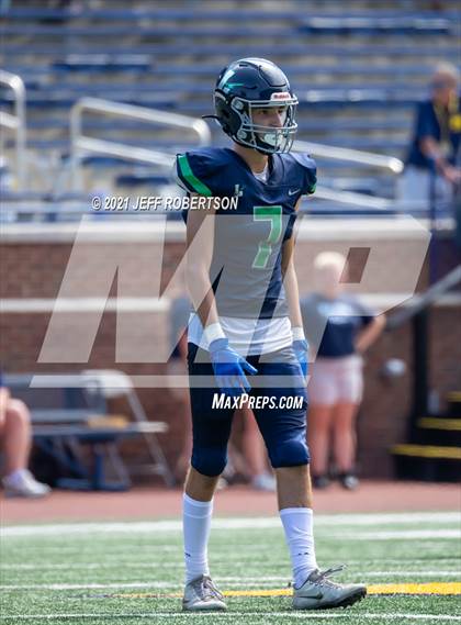 Thumbnail 3 in Lapeer vs. Catholic Central (Battle At The Big House 2021) photogallery.