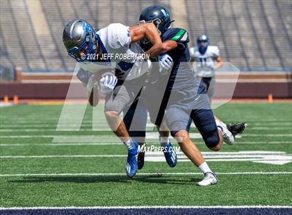 Thumbnail 1 in Lapeer vs. Catholic Central (Battle At The Big House 2021) photogallery.