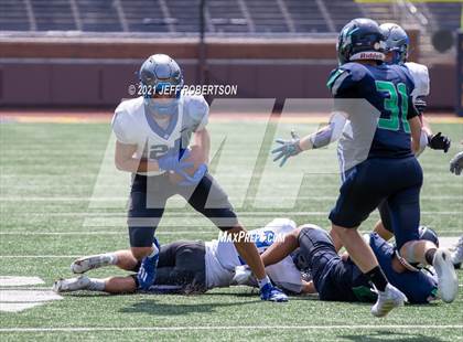 Thumbnail 2 in Lapeer vs. Catholic Central (Battle At The Big House 2021) photogallery.