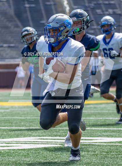 Thumbnail 2 in Lapeer vs. Catholic Central (Battle At The Big House 2021) photogallery.