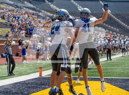 Thumbnail 2 in Lapeer vs. Catholic Central (Battle At The Big House 2021) photogallery.