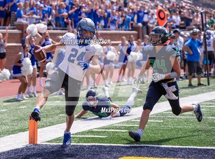 Thumbnail 1 in Lapeer vs. Catholic Central (Battle At The Big House 2021) photogallery.