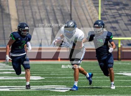 Thumbnail 2 in Lapeer vs. Catholic Central (Battle At The Big House 2021) photogallery.