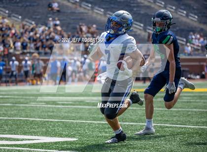 Thumbnail 1 in Lapeer vs. Catholic Central (Battle At The Big House 2021) photogallery.