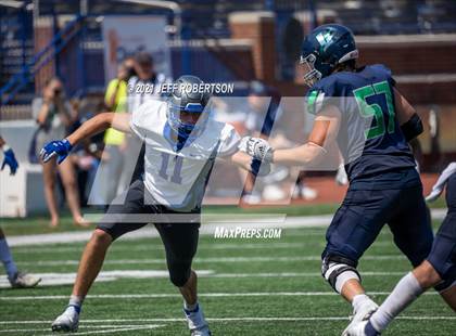 Thumbnail 1 in Lapeer vs. Catholic Central (Battle At The Big House 2021) photogallery.