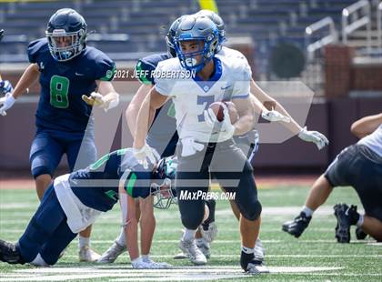 Thumbnail 1 in Lapeer vs. Catholic Central (Battle At The Big House 2021) photogallery.