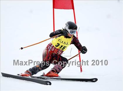 Thumbnail 1 in Connecticuit Interscholastic Ski League Finals (Shoot Out - Team Greenwich) photogallery.