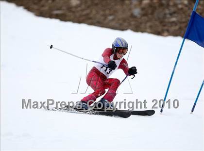 Thumbnail 2 in Connecticuit Interscholastic Ski League Finals (Shoot Out - Team Greenwich) photogallery.
